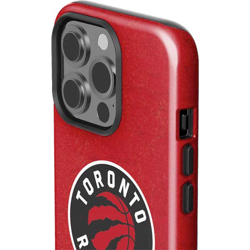 NBA Toronto Raptors Distressed iPhone 15 Pro Impact Case